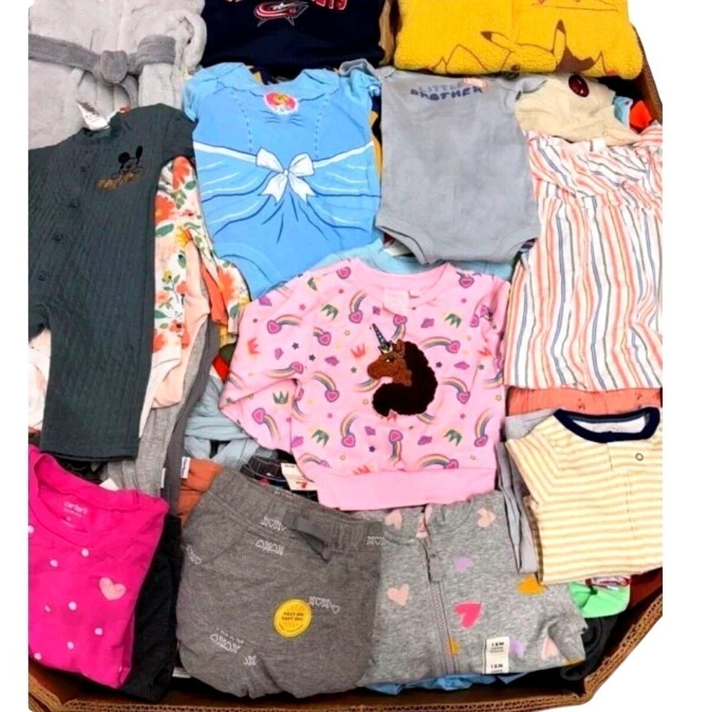 EUC Huge Assorted Lot Bundle Baby Girls ALLSEASON Clothing 20Pc Sz 24Months -2T